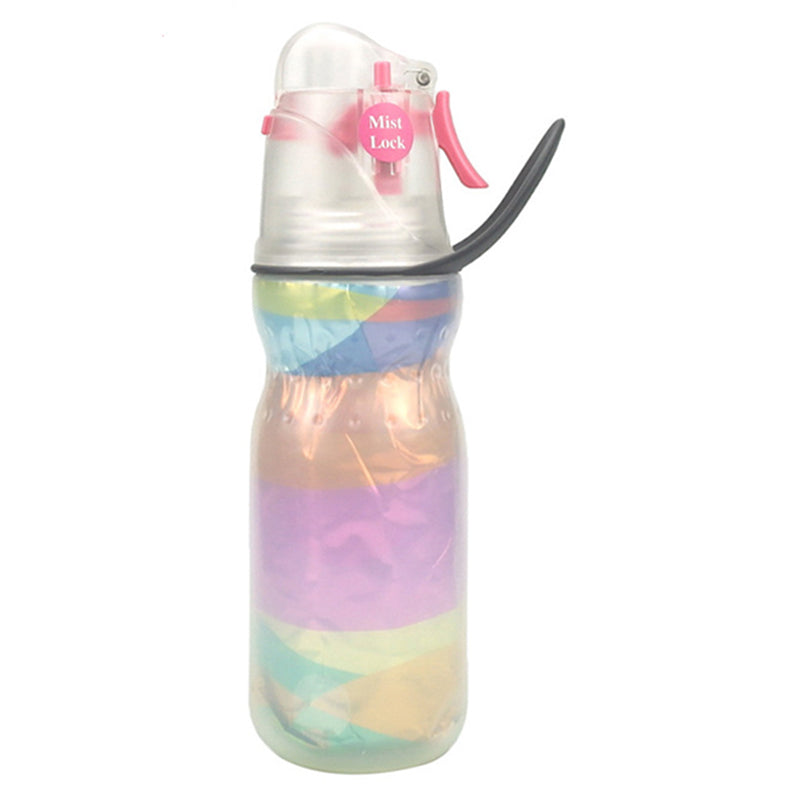 470ml Summer Outdoor Sports Bottle Training Spray Cooling Water Bottle (3-layer Insulated) (No FDA, BPA-Free)