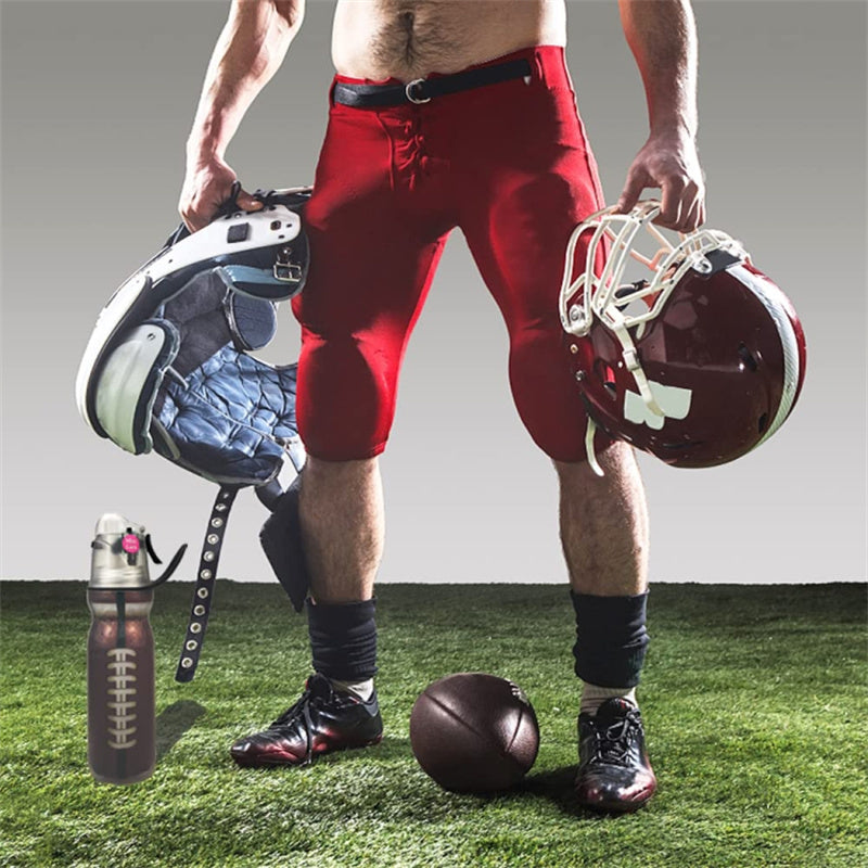 590ml Misting Water Bottle 3-layer Insulated Summer Outdoor Sports Bottle (No FDA, BPA-Free)