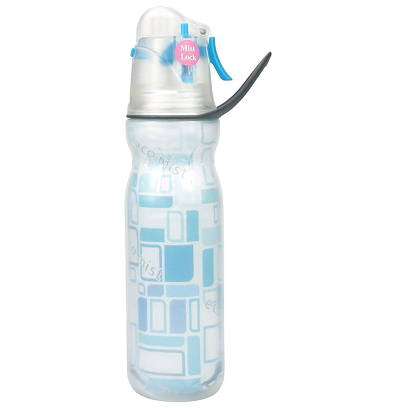 590ml Misting Water Bottle 3-layer Insulated Summer Outdoor Sports Bottle (No FDA, BPA-Free)