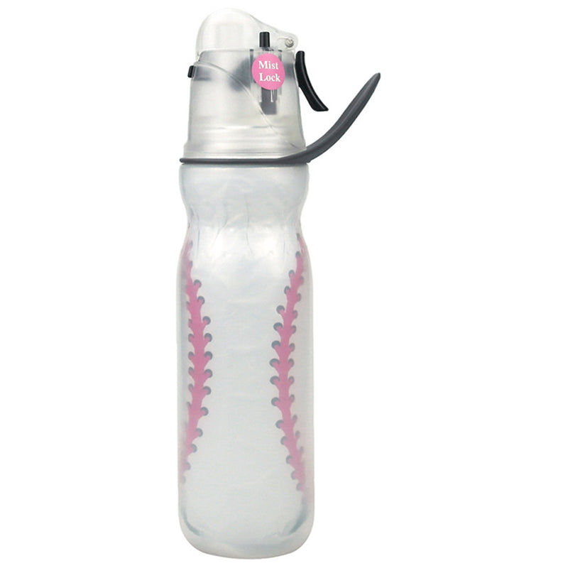 590ml Misting Water Bottle 3-layer Insulated Summer Outdoor Sports Bottle (No FDA, BPA-Free)