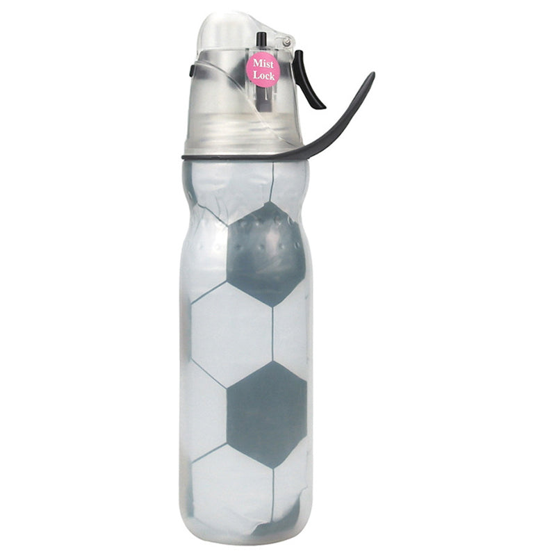 590ml Misting Water Bottle 3-layer Insulated Summer Outdoor Sports Bottle (No FDA, BPA-Free)