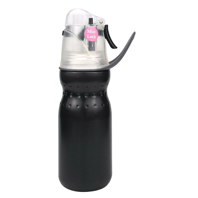 470ml Summer Outdoor Sports Bottle Training Spray Double-layer Insulated Water Bottle (No FDA, BPA-Free)