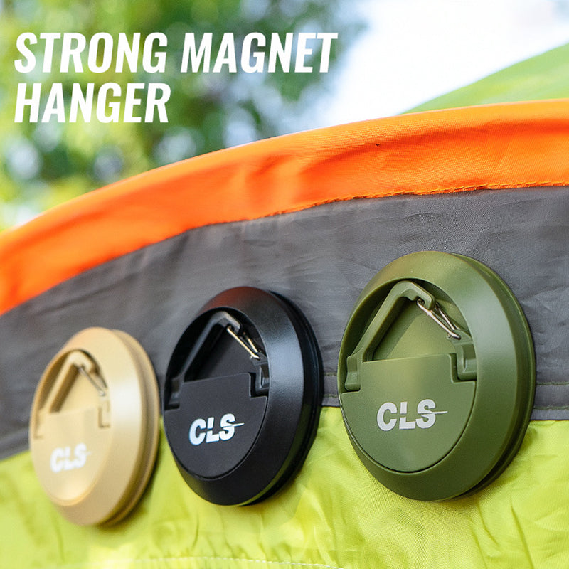 CLS Magnetic Hook ABS+Stainless Steel+Magnet Hanger for Camping Tent