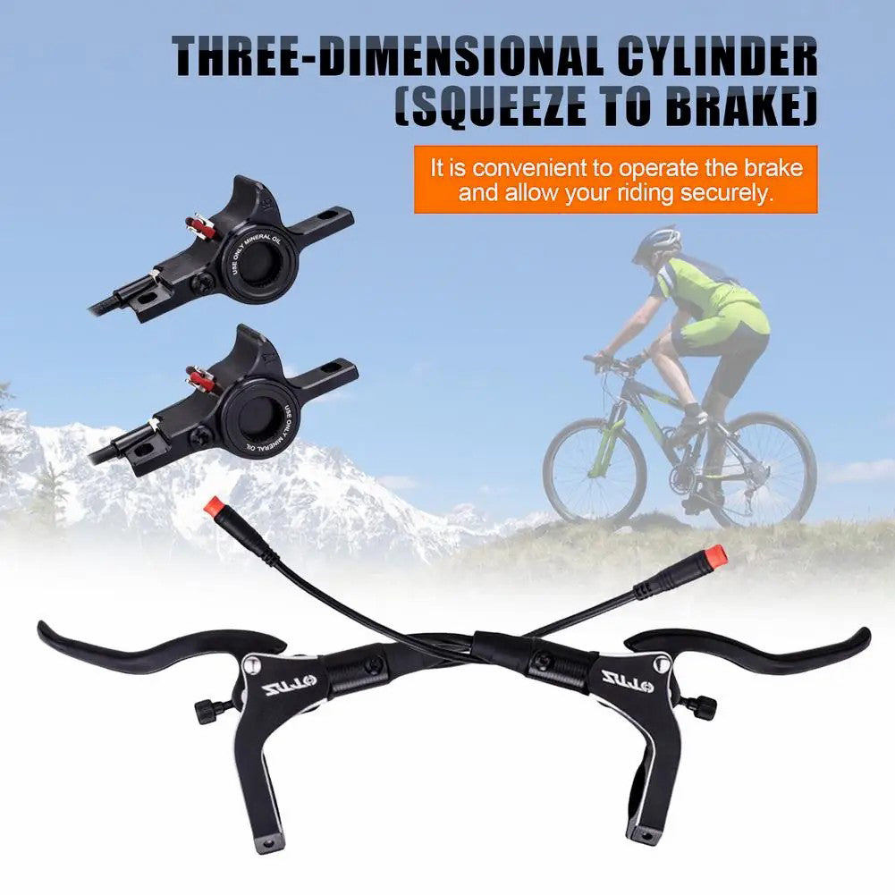 ZTTO DFH-EO2 Ebike Front Hydraulic Brakes Bike Power-Off Hydraulic Brake Kit with Disc