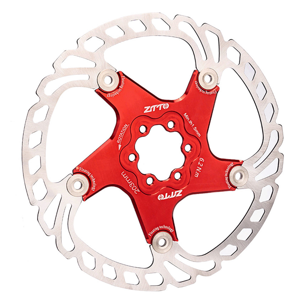 ZTTO FDDP2 Bicycle Floating Disc Brake Rotor for Mountain Bikes 6-Bolt Brake Disc
