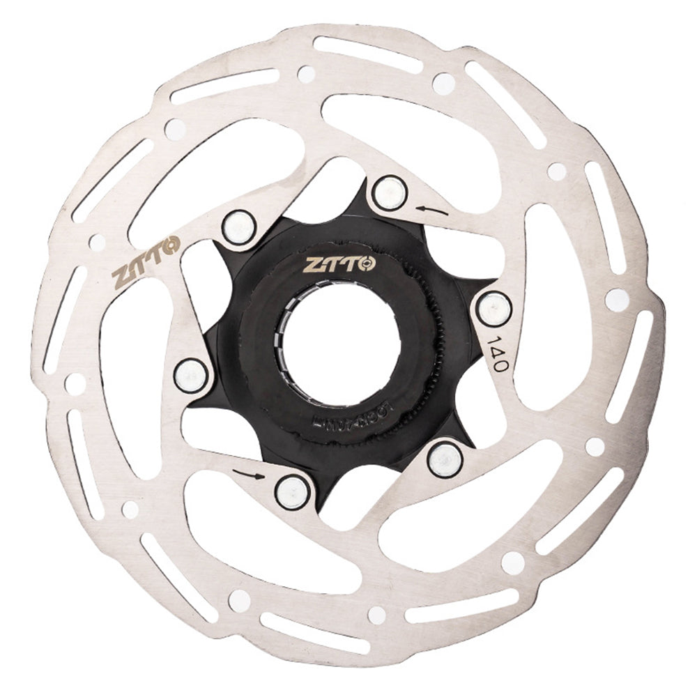 ZTTO ZSDP Stainless Steel Bicycle Middle Lock Disc Road Mountain Bike Brake Pad with Lock Lid
