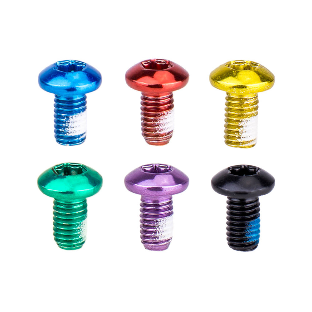 ZTTO 12Pcs M5x10mm Bicycle Disc Screw Alloy Steel Mountain Bike Disc T25 Screws