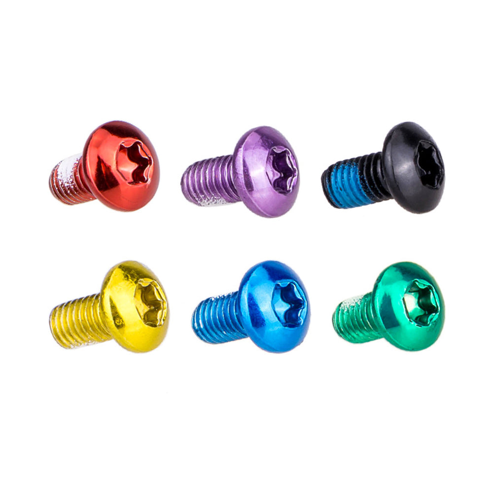ZTTO 12Pcs M5x10mm Bicycle Disc Screw Alloy Steel Mountain Bike Disc T25 Screws