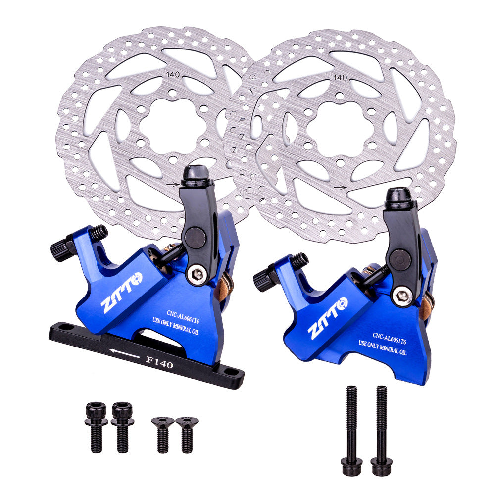 ZTTO Lightweight Aluminum Alloy Road Bike Flat Mount Disc Brake Caliper Set