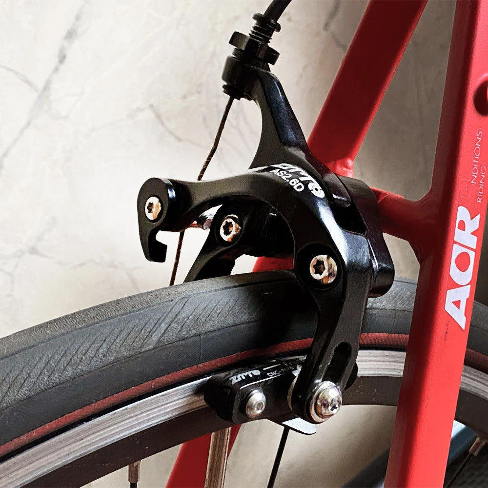 ZTTO 1 Pair Road Bike Brake Dual Pivot Calipers Bicycle Front Rear C Brake Caliper