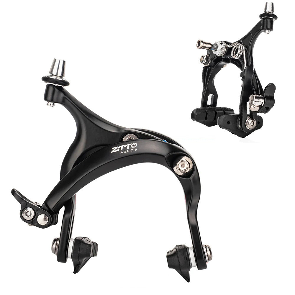 ZTTO 1 Pair Road Bike Brake Dual Pivot Calipers Bicycle Front Rear C Brake Caliper