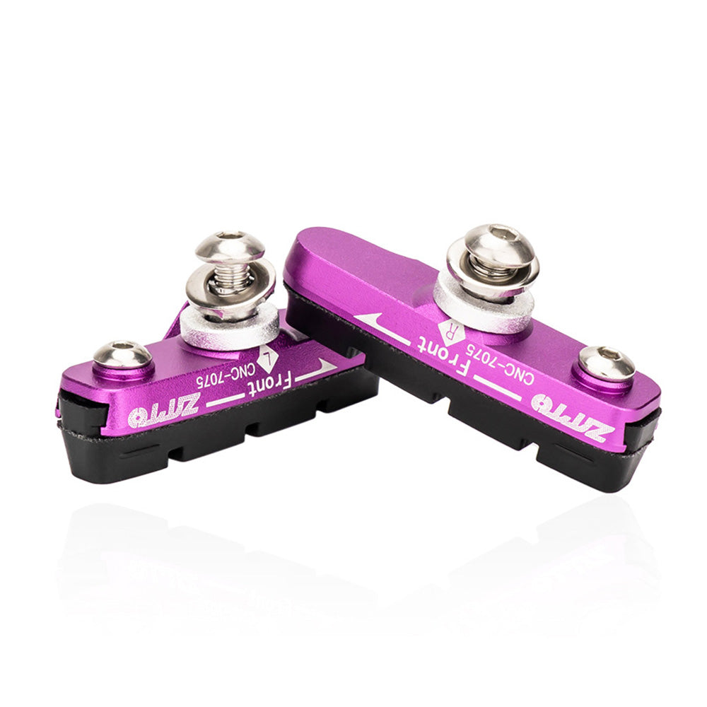 ZTTO 1 Pair Road Bike C-Brake Pad Aluminum Alloy Brake Block Bicycle Parts