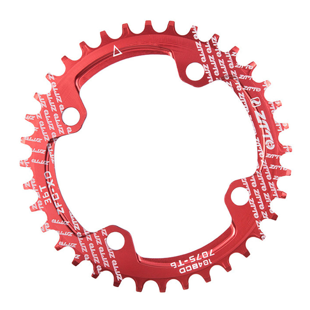 ZTTO 104BCD Positive Negative Teeth Bike Single Chainring Aluminum Alloy Crankset Single Speed Disc