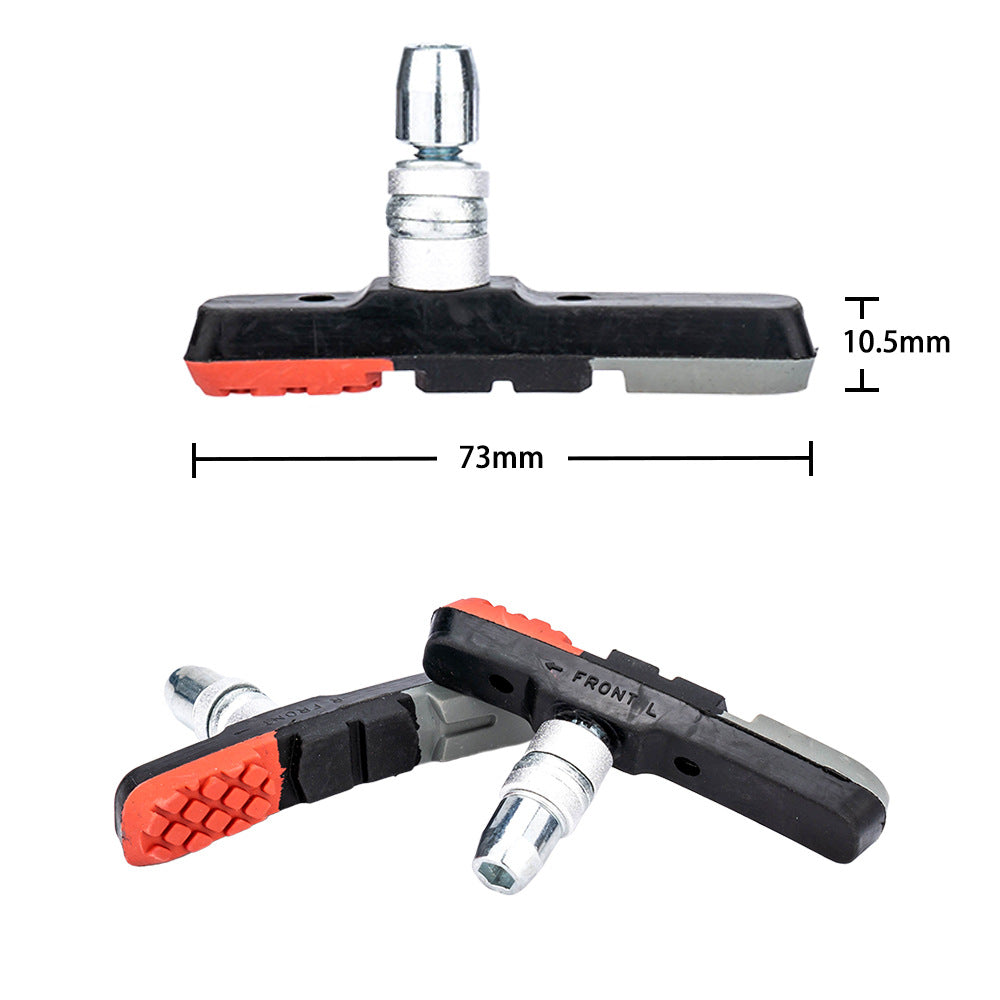 ZTTO  SCP2 1 Pair Rubber+Metal Mountain Bike Brake Pads Bicycle Accessories