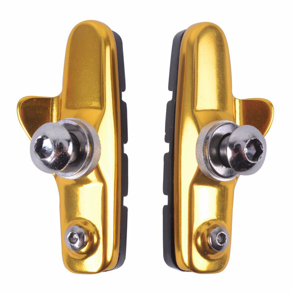 ZTTO SCP1 Aluminum+Rubber Lightweight Road Bike Brake Shoes C Brake Caliper Hoof