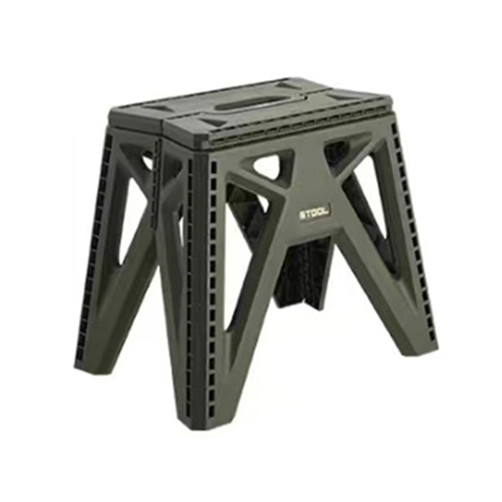 6901-L Outdoor Camping Portable PP Folding Stool with Carry Handle, Size L