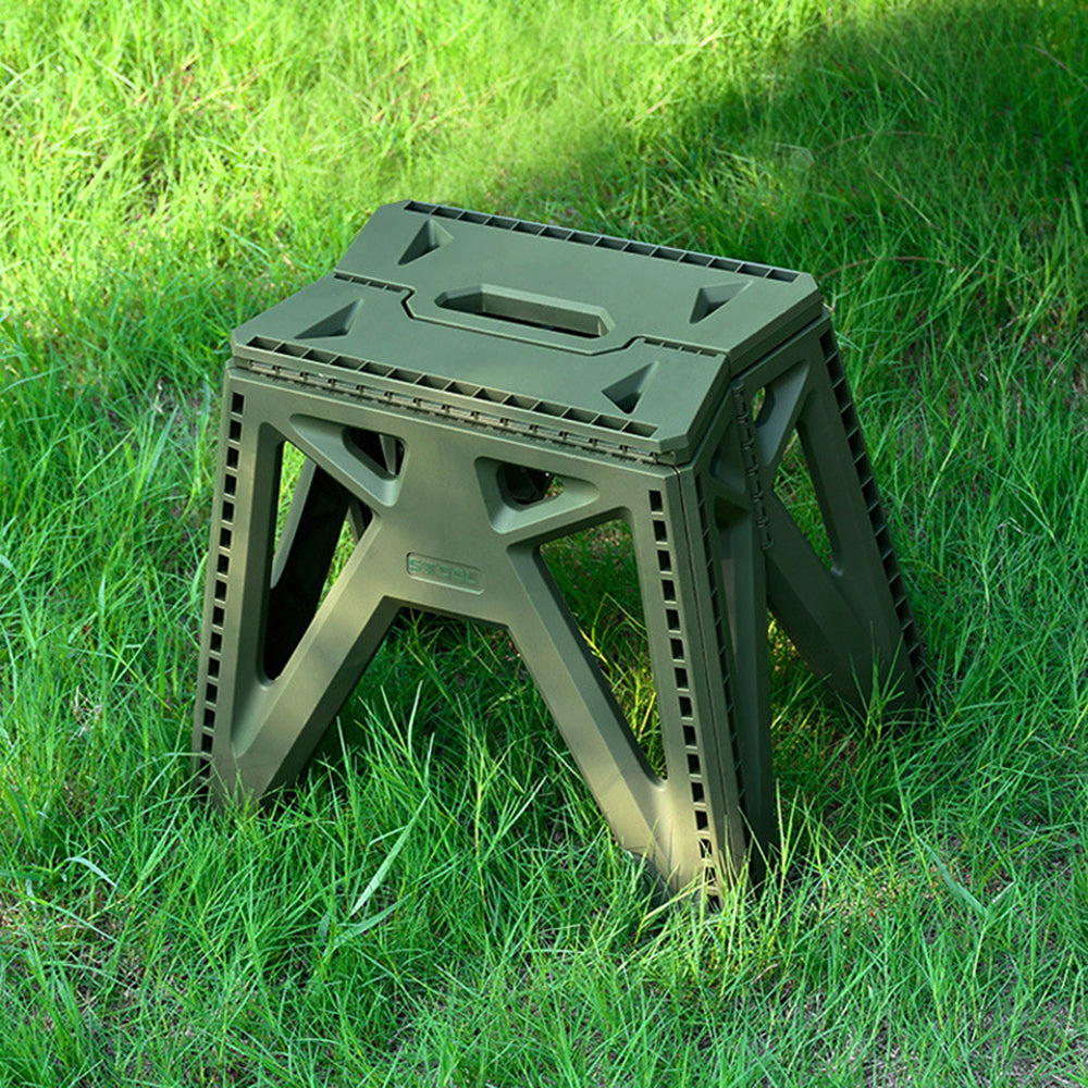 6901-L Outdoor Camping Portable PP Folding Stool with Carry Handle, Size L