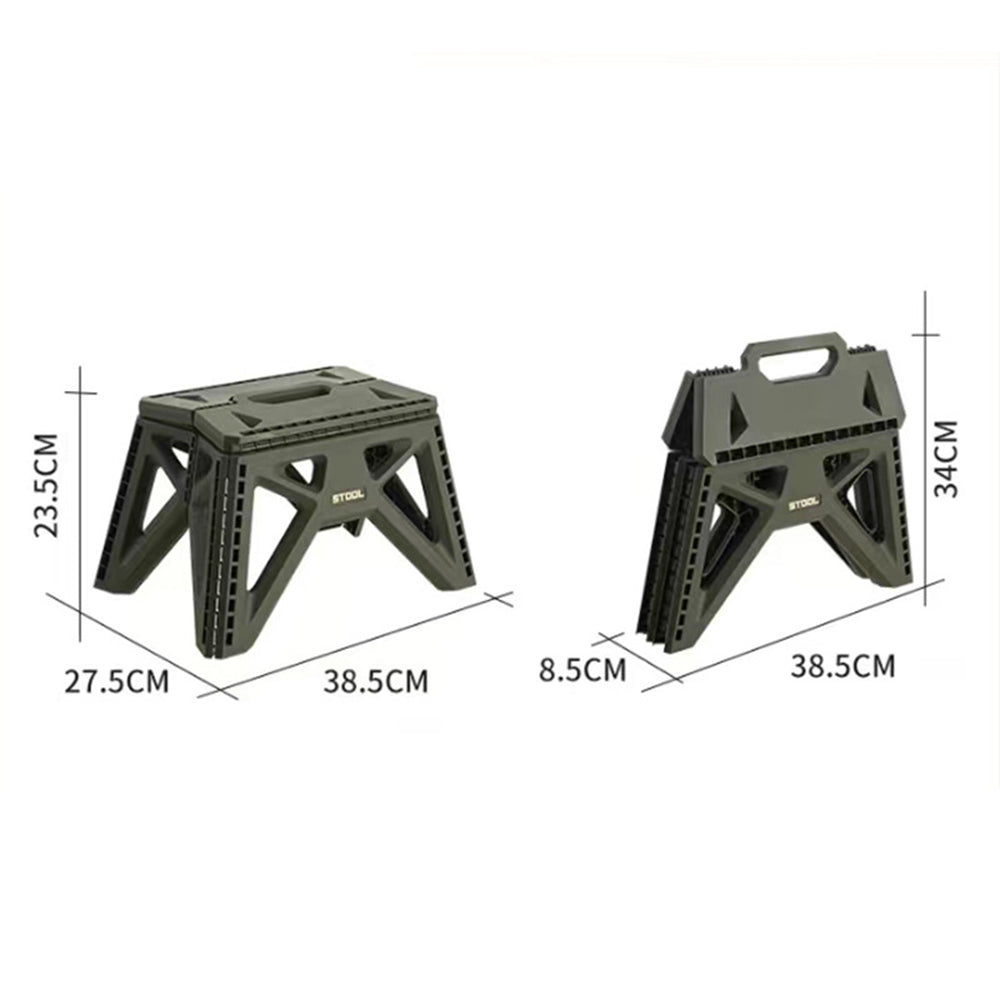 6901-S Portable PP Folding Stool Home Outdoor Camping Fishing Stool, Size S