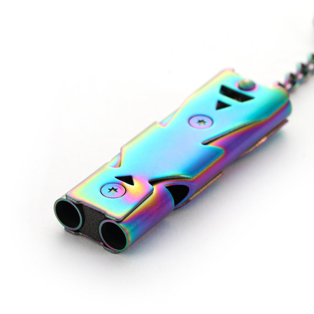 Stainless Steel Loud Emergency Survival Whistle for Camping Hiking Sports Dog Training