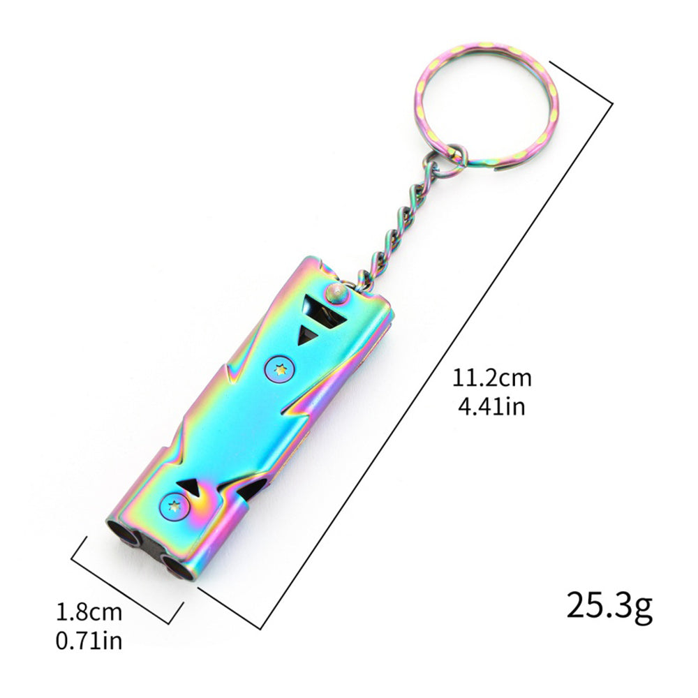 Stainless Steel Loud Emergency Survival Whistle for Camping Hiking Sports Dog Training