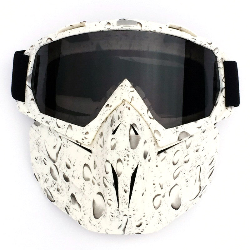 BF658 PC Goggles Motorcycle Race Face Mask Eye Protection Glasses with Storage Bag
