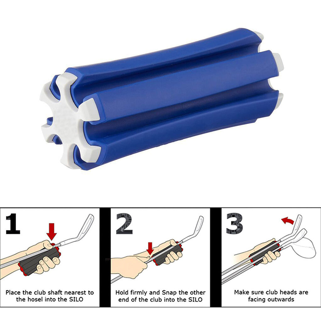 2020F868 Silo Golf Club Carrier Golf Club Organizer for Holding 6 Golf Clubs