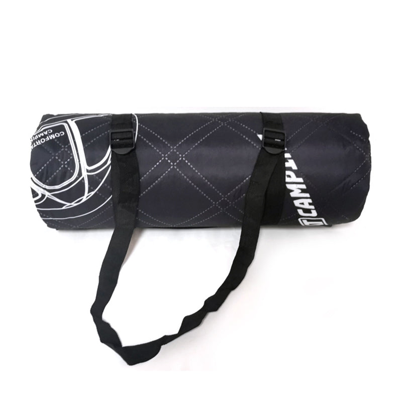45679 150x200cm Thicken Camping Picnic Mat Moisture-proof Lawn Mat with Webbing Tote Strap