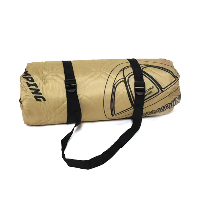 45679 200x200cm Outdoor Picnic Mat Moisture-proof Lawn Mat with Webbing Tote Strap