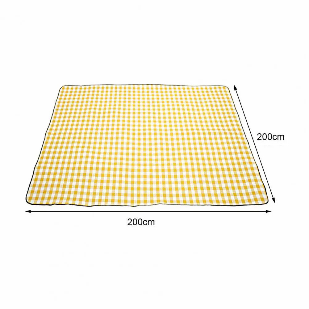 674754 200x200cm Foldable Moisture-proof Camping Picnic Mat Travel Beach Carpet