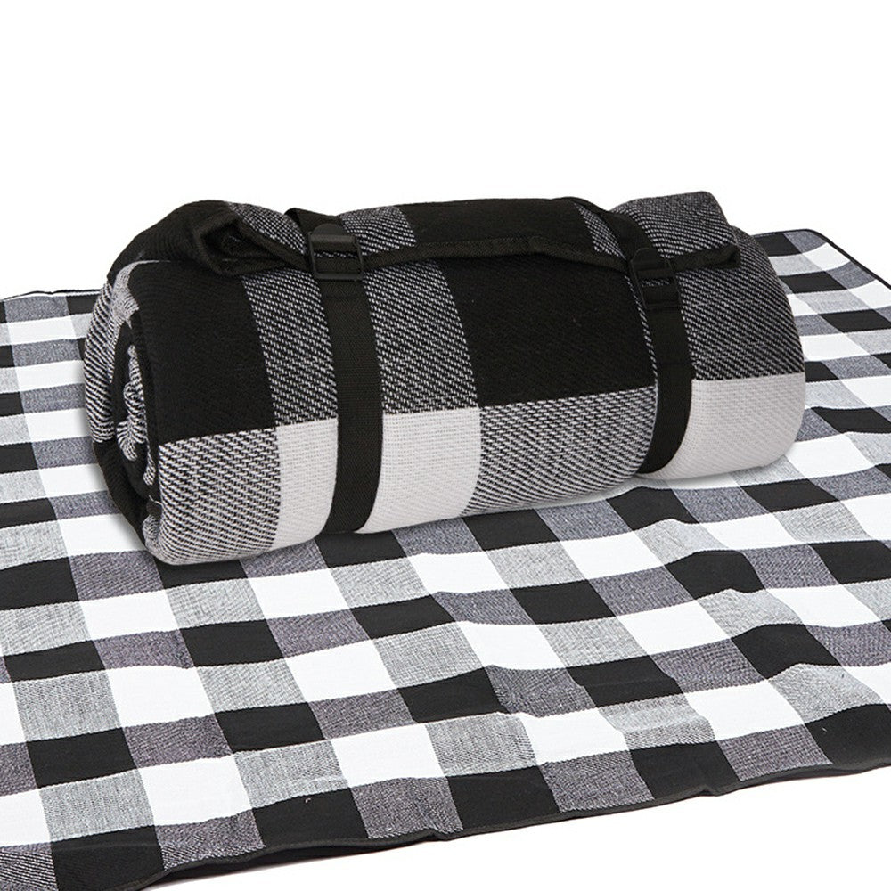 674754 200x200cm Foldable Moisture-proof Camping Picnic Mat Travel Beach Carpet