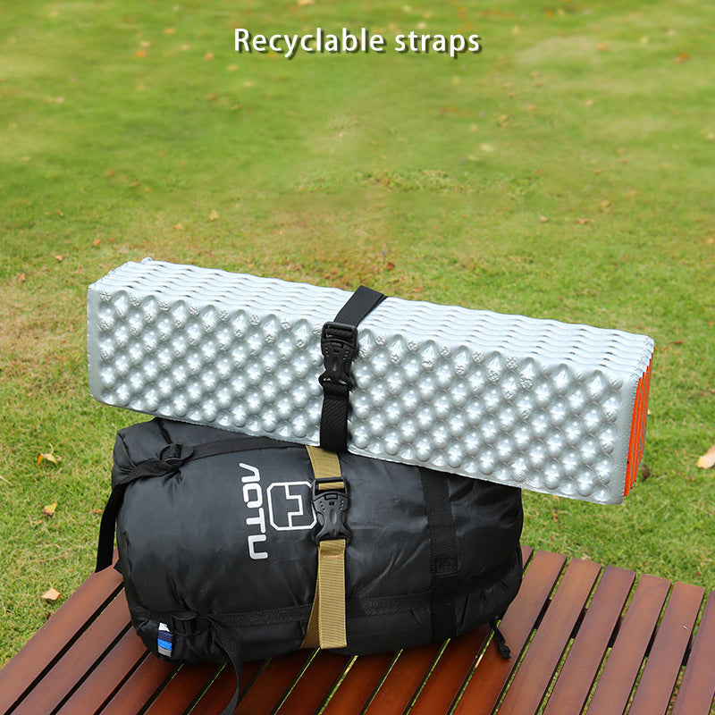 AOTU Adjustable Luggage Bag Binding Strap Travel Camping Equipment Suitcase Polyester Fixing Strap - Khaki