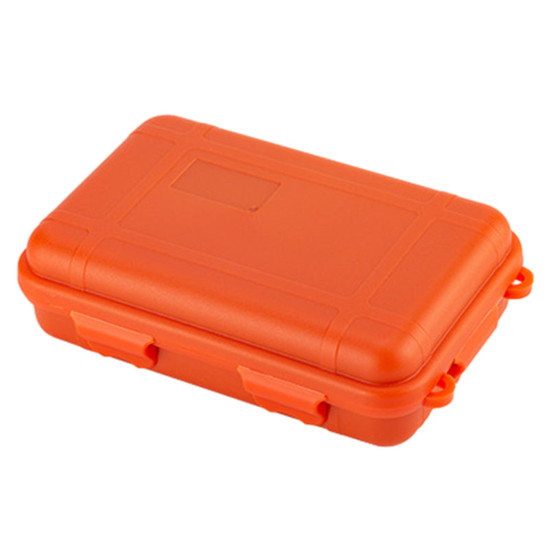 AOTU Outdoor Survival Sealed Box Waterproof Shockproof EDC Tools Storage Case - Orange