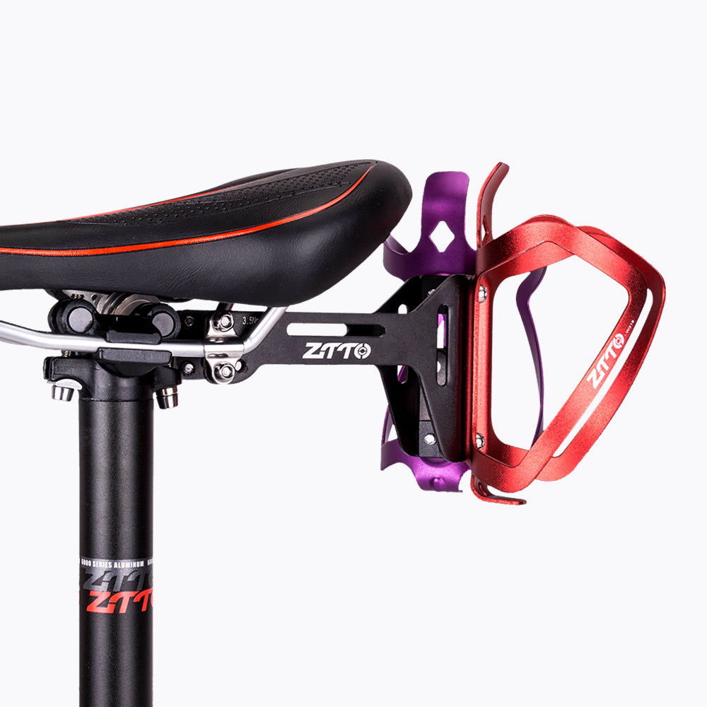 ZTTO ZDKSSJ Bike Saddle Dual Bottle Cage Holder Adapter Aluminium Alloy Dual Bottle Cage Extender
