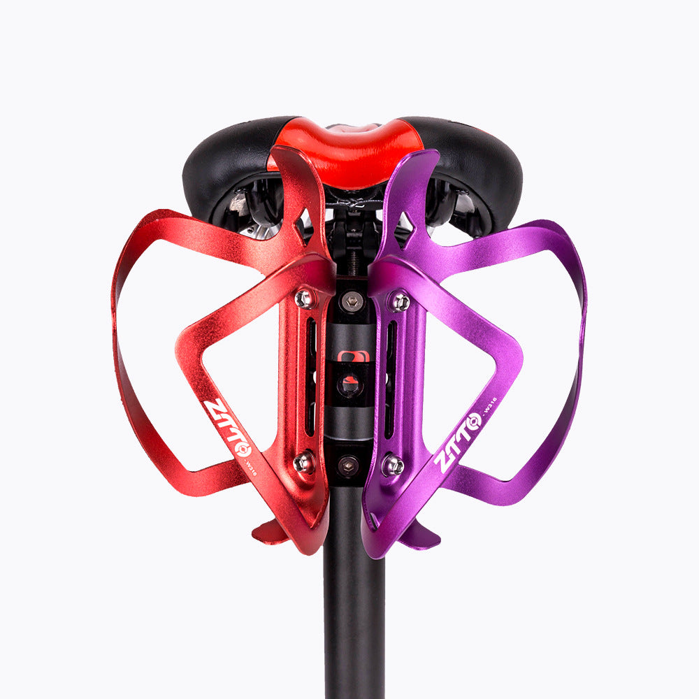 ZTTO ZDKSSJ Bike Saddle Dual Bottle Cage Holder Adapter Aluminium Alloy Dual Bottle Cage Extender