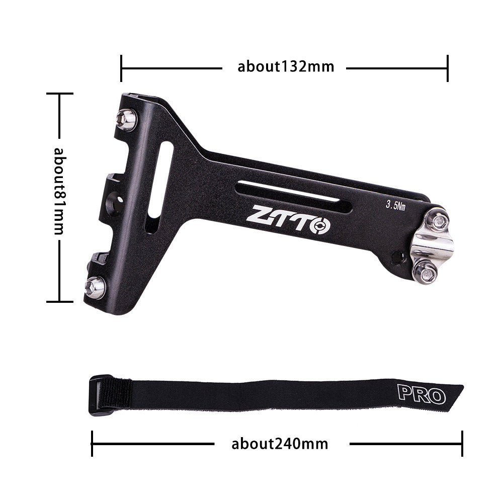 ZTTO ZDKSSJ Bike Saddle Dual Bottle Cage Holder Adapter Aluminium Alloy Dual Bottle Cage Extender