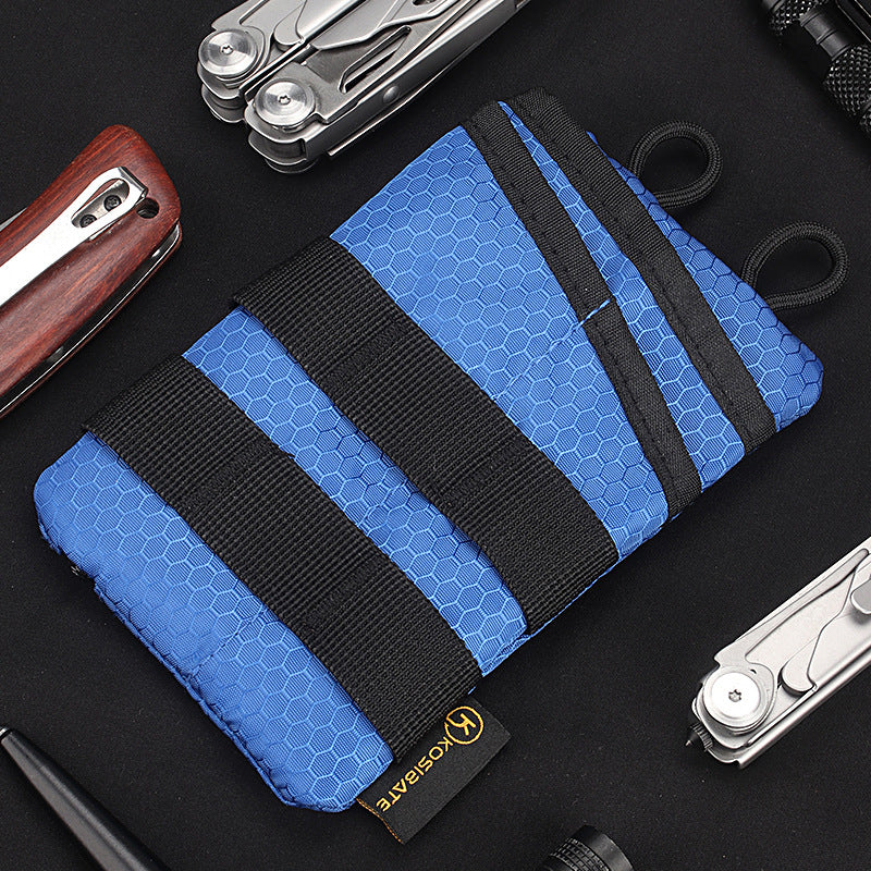 KOSIBATE H268 Fanny Pack with Shoulder Strap Oxford Cloth Card Holder Outdoor Sports Phone Bag