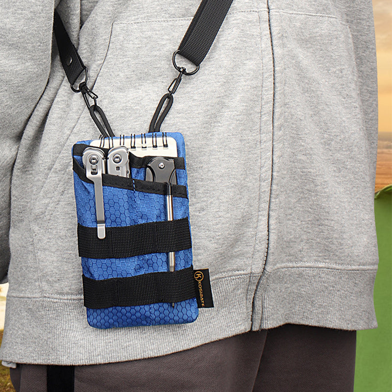 KOSIBATE H268 Fanny Pack with Shoulder Strap Oxford Cloth Card Holder Outdoor Sports Phone Bag