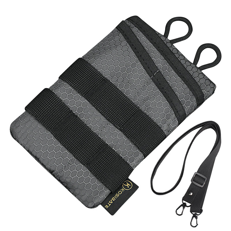 KOSIBATE H268 Fanny Pack with Shoulder Strap Oxford Cloth Card Holder Outdoor Sports Phone Bag