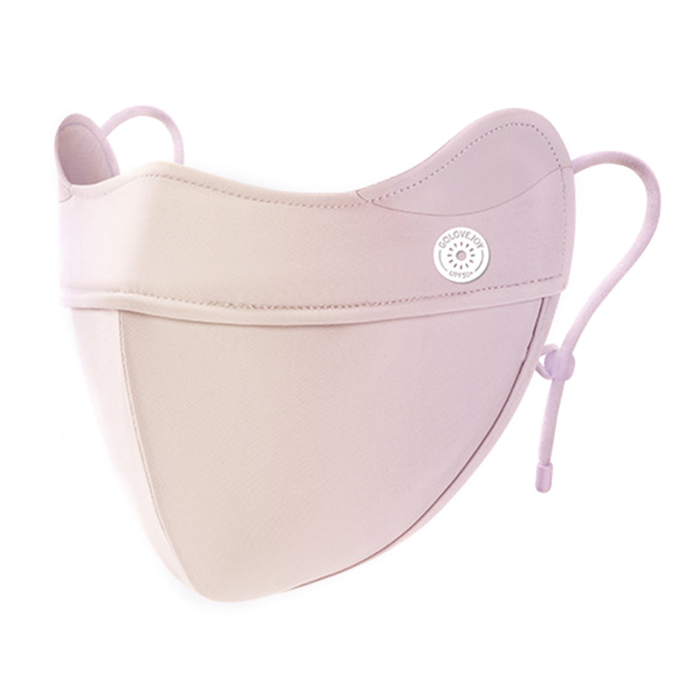 GOLOVEJOY XKZ61 Women Summer Sunproof Mask Breathable Cooling Anti-UV Ice Silk Face Cover