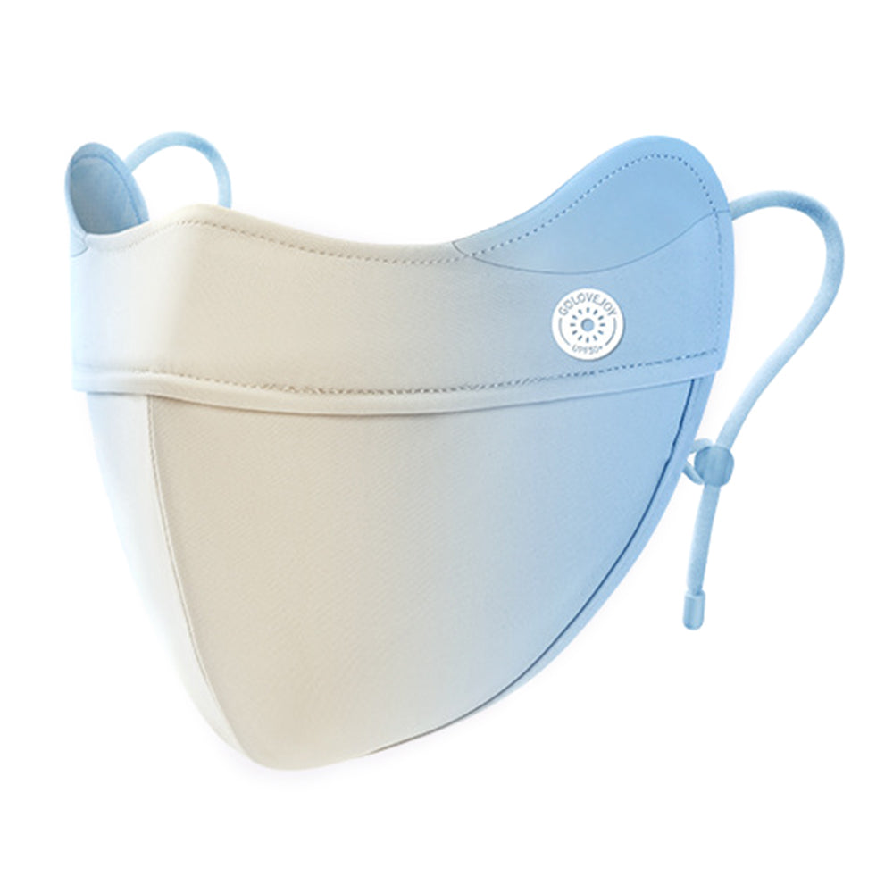 GOLOVEJOY XKZ61 Women Summer Sunproof Mask Breathable Cooling Anti-UV Ice Silk Face Cover