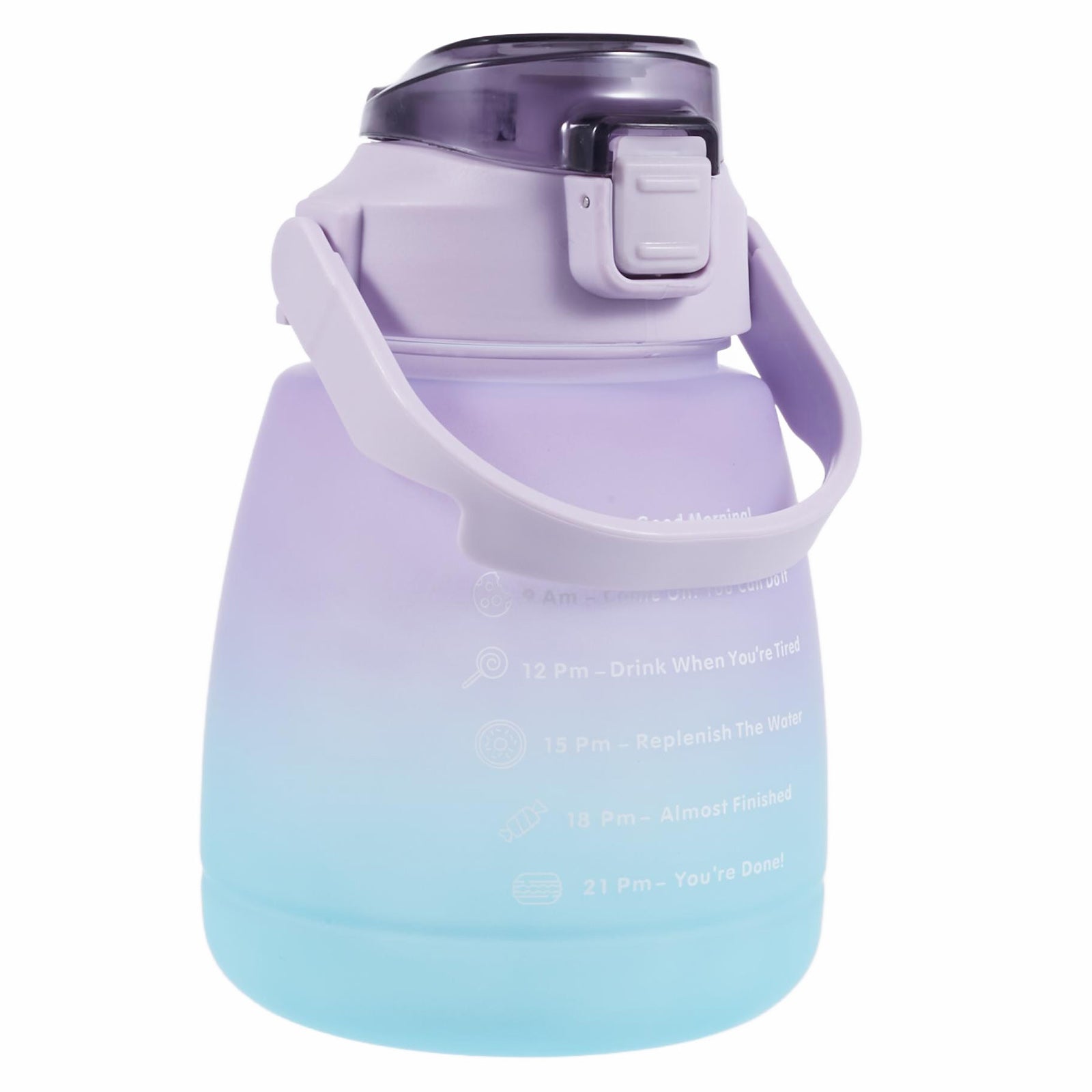 1300ML Large Water Bottle Silicone+PP+PC Drinking Cup with Straw (BPA-Free, NO FDA Certified)