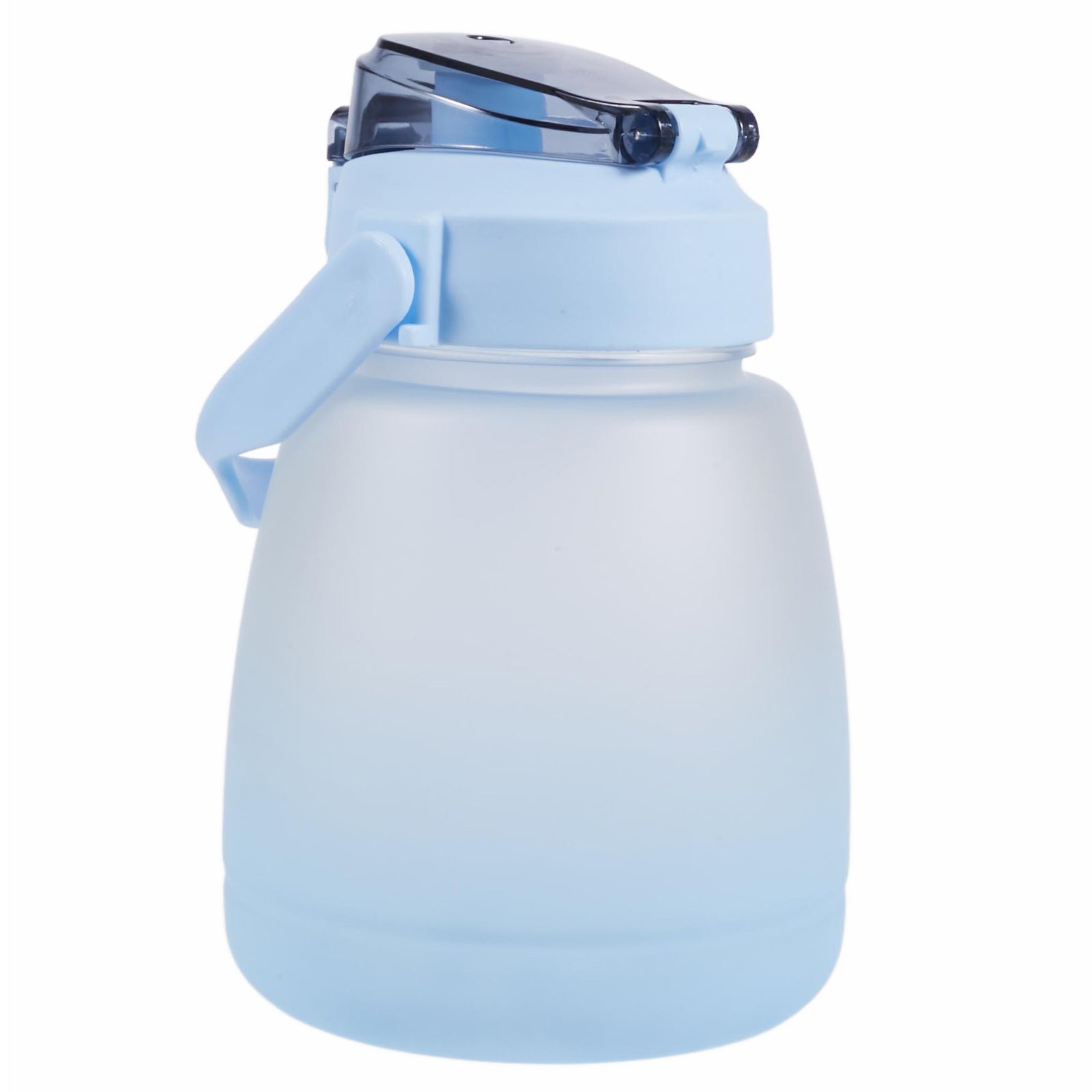 1300ML Silicone+PP+PC Drinking Cup Camping Cycling Water Bottle with Straw (BPA-Free, NO FDA Certified)