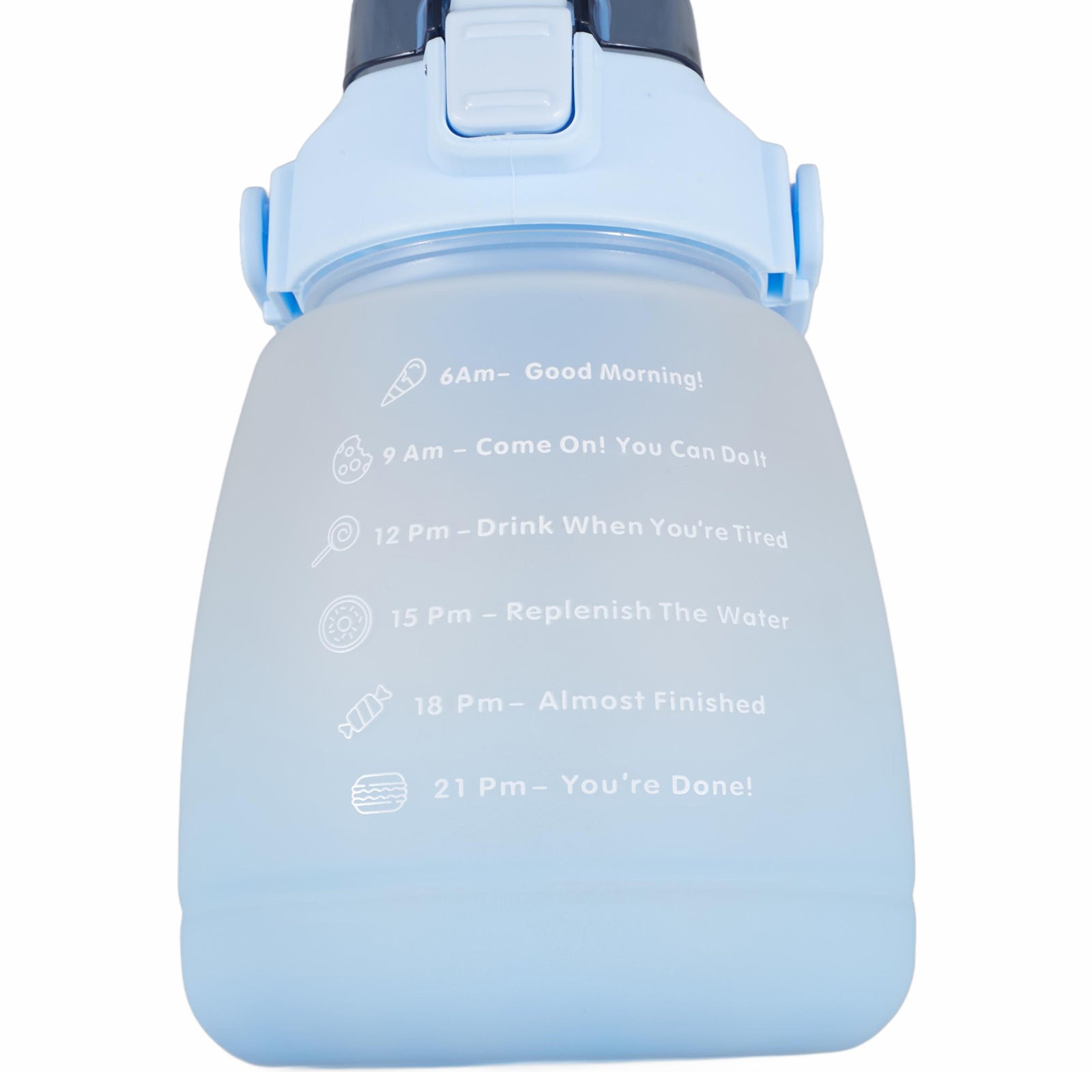 1300ML Silicone+PP+PC Drinking Cup Camping Cycling Water Bottle with Straw (BPA-Free, NO FDA Certified)