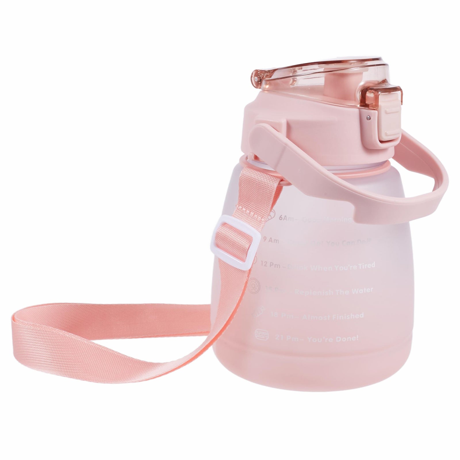 1300ML Silicone+PP+PC Drinking Cup Camping Cycling Water Bottle with Straw (BPA-Free, NO FDA Certified)