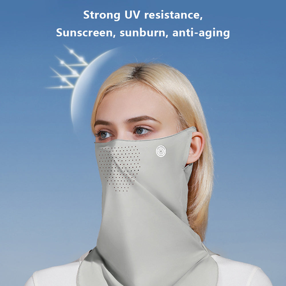 GOLOVEJOY XTJ128 Summer Hanging Ear Sunproof Mask Scarf Breathable Cooling Face Neck Cover