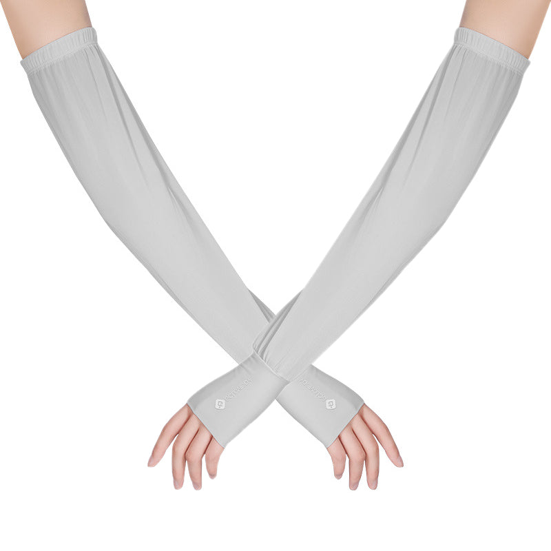 GOLOVEJOY HB24 1 Pair Women Summer Anti-UV Arm Sleeves Breathable Cooling Sunscreen Sleeves