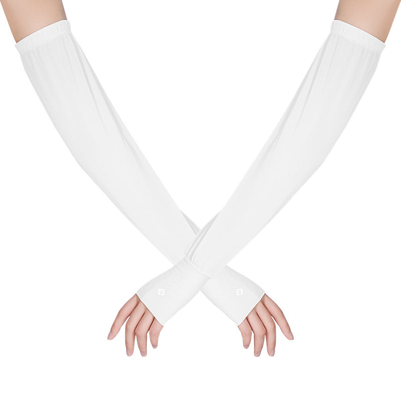 GOLOVEJOY HB24 1 Pair Women Summer Anti-UV Arm Sleeves Breathable Cooling Sunscreen Sleeves