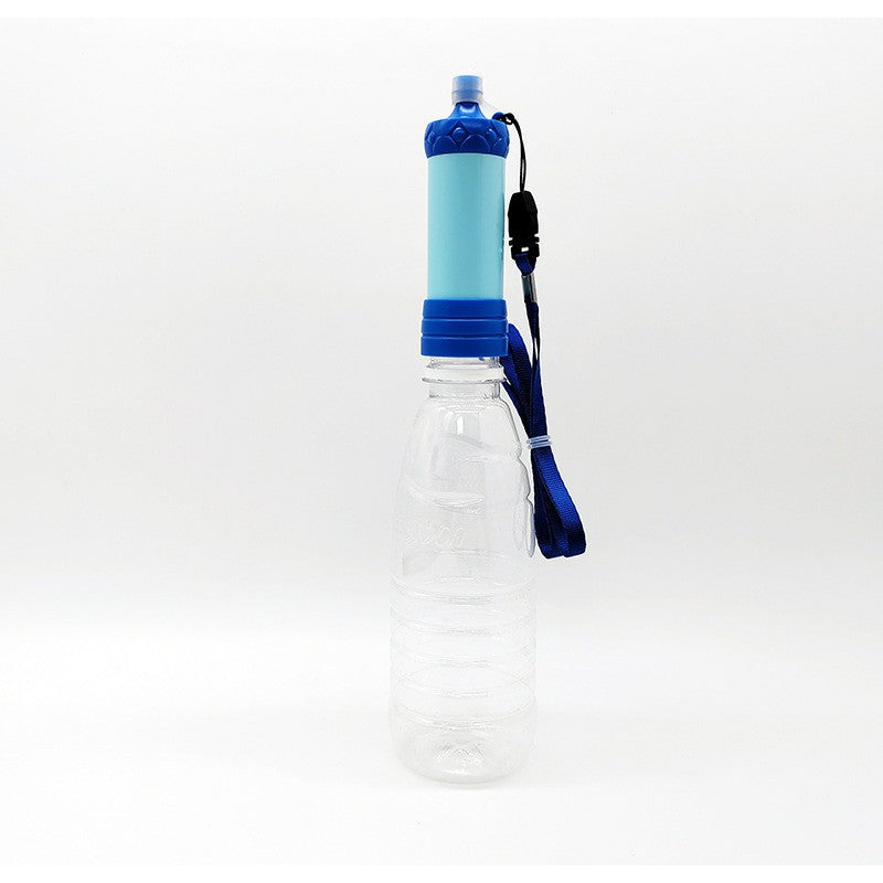 QJ-A14 Outdoors Water Filter Straw Water Purifier Survival Gear for Hiking / Camping