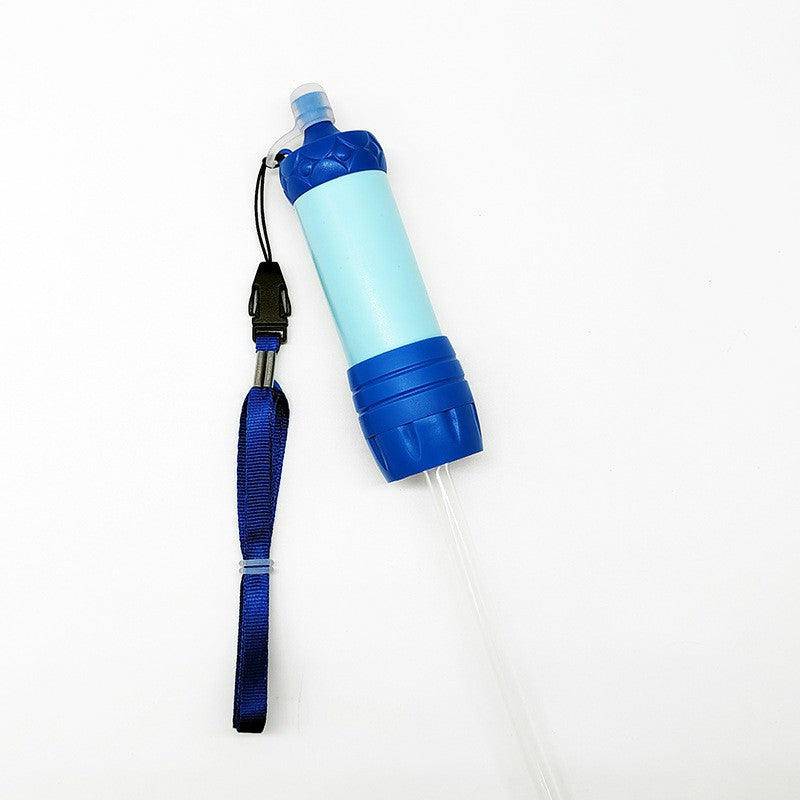 QJ-A14 Outdoors Water Filter Straw Water Purifier Survival Gear for Hiking / Camping