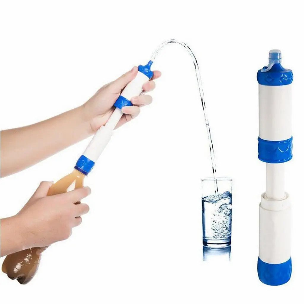 1000L Water Filter Straw Water Purifying Device Water Filtration Survival for Emergency Kits